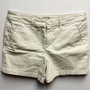 St. John's Bay White Casual Cotton Shorts
